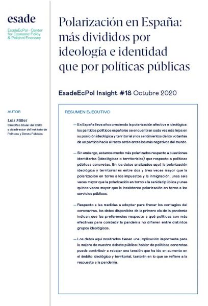 Polarización en España