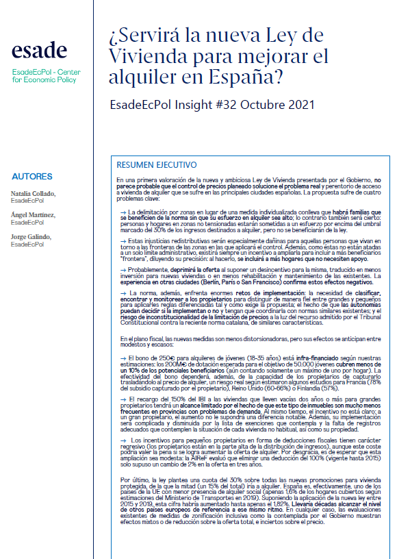 ¿Servirá la nueva Ley de Vivienda para mejorar el alquiler en España ...