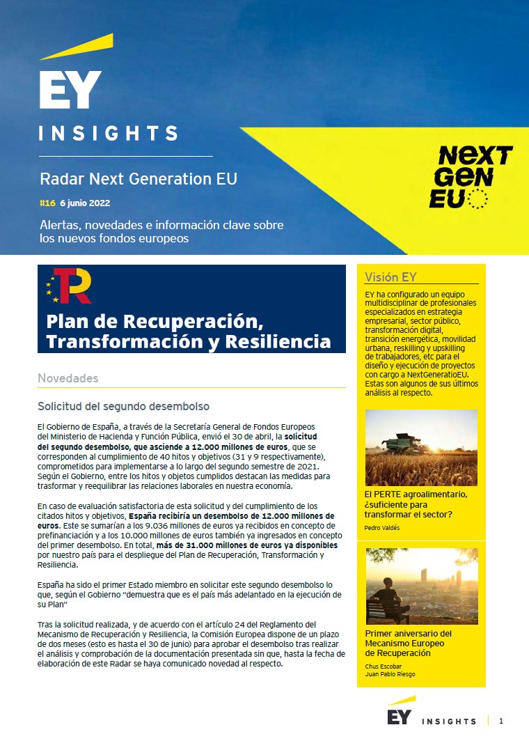 Radar NextGeneration #16 de EY Insights - Center for Economic Policy ...