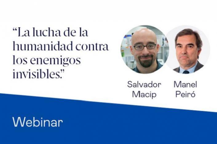 Portada del webinar con la foto de los ponentes