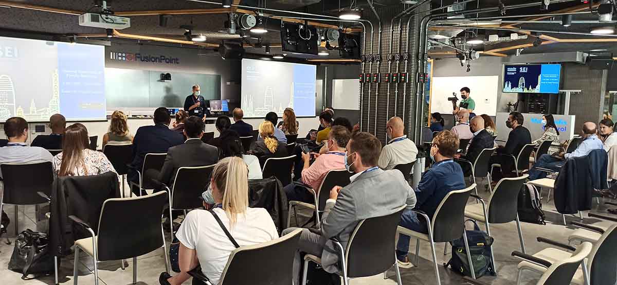 People at a conference