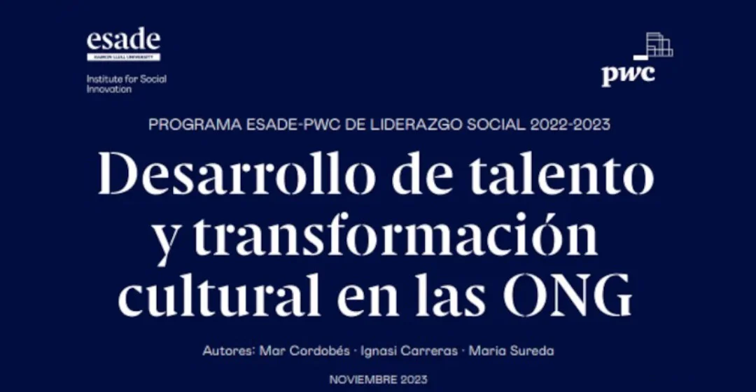 Desarrollo de talento y transformación cultural en las ONG
