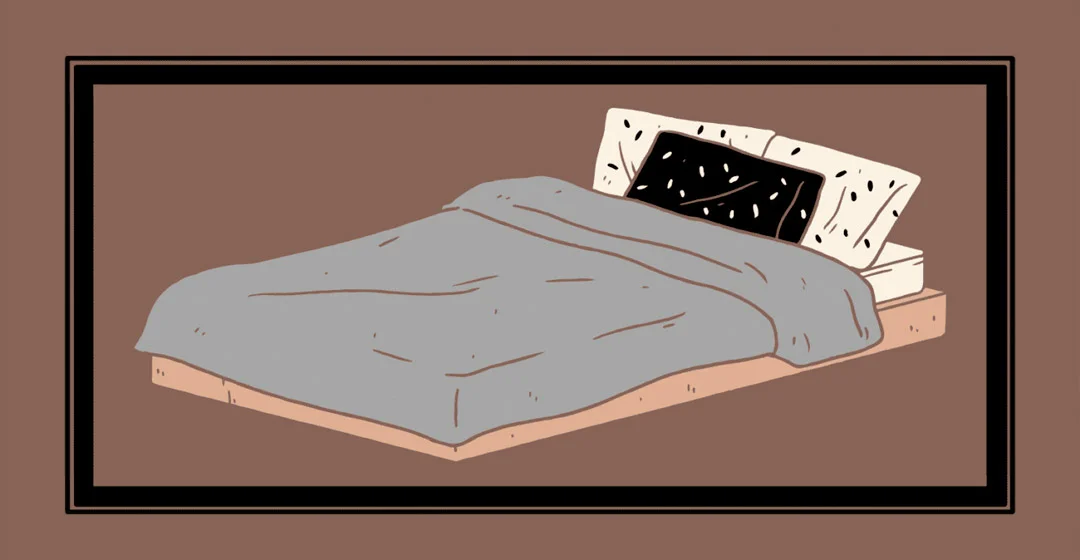 Ilustración cama
