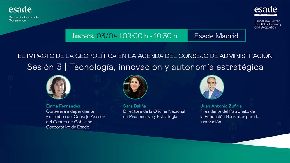 3ª sesión | Tecnología, innovación y autonomía estratégica