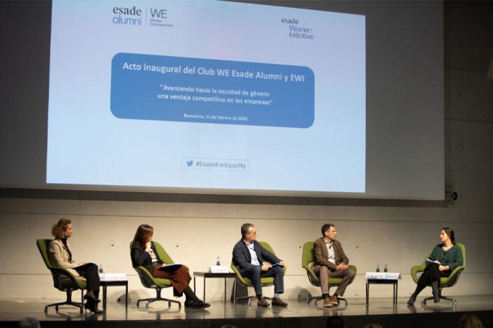 Una mesa redonda del Acto Inaugural del Club WE Esade Alumni y EWI