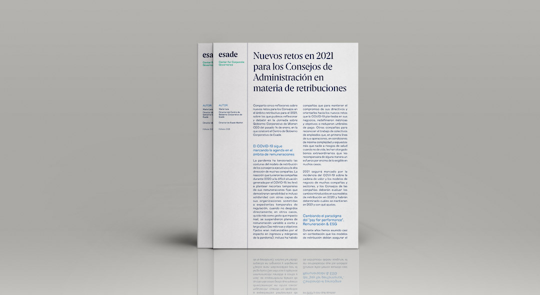 Nuevos retos en 2021 para los consejos de administración en materia de retribuciones