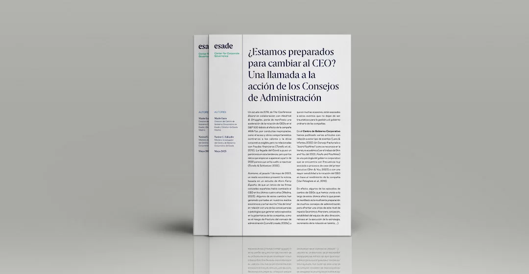 ¿Estamos preparados para cambiar al CEO?