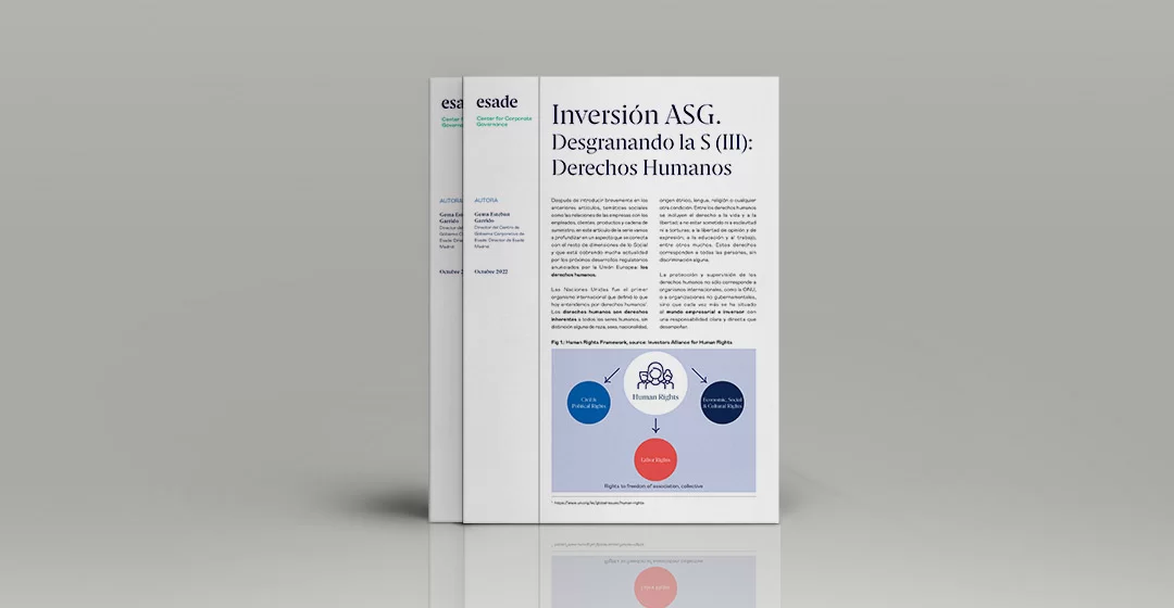 Inversión ASG. Desgranando la S (III): Derechos Humanos
