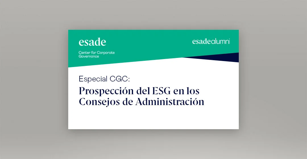 CGC Prospección del ESG en los Consejos de Administración