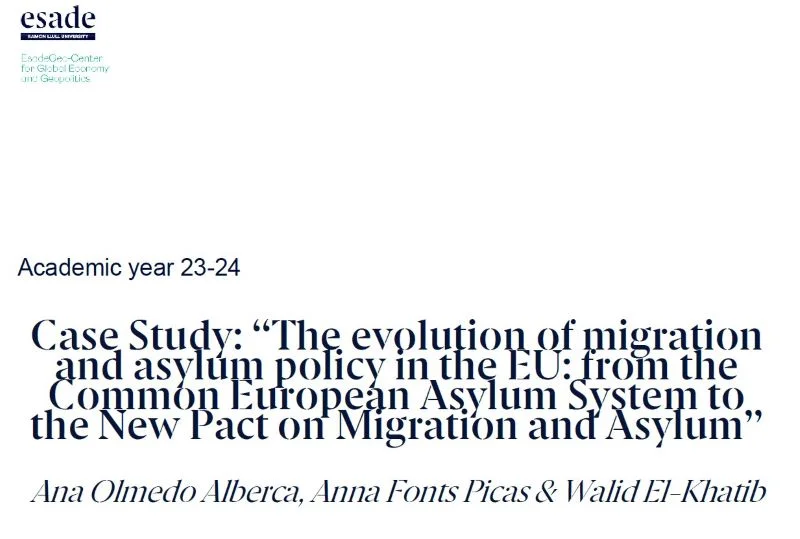 Case Study | The evolution of migration and asylum policy in the EU: from the Common European Asylum System to the New Pact on Migration and Asylum 