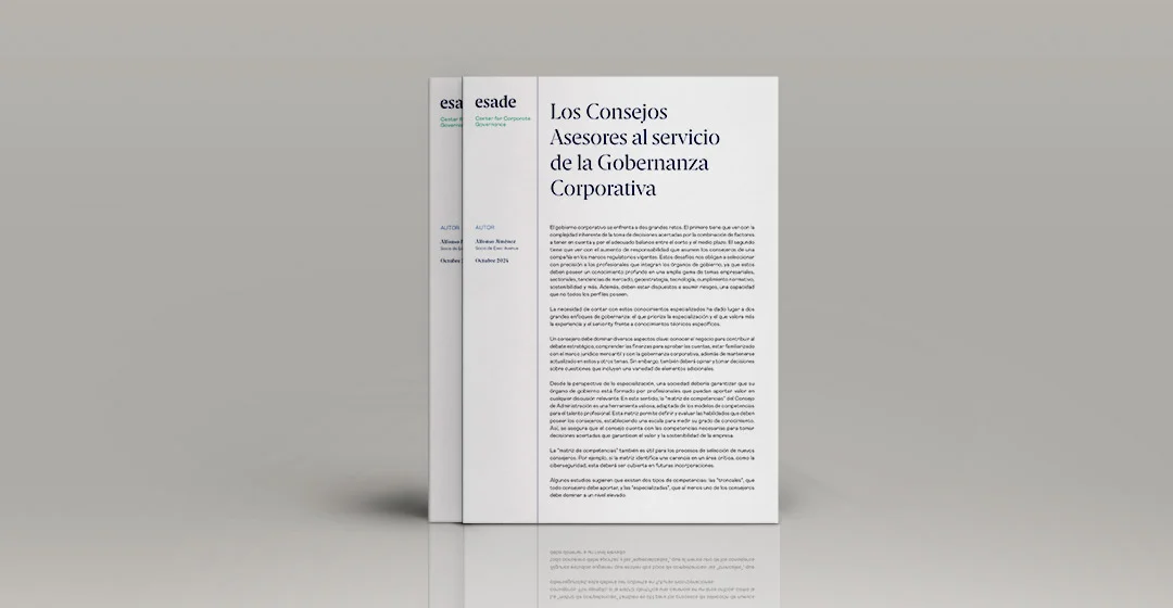 Los Consejos Asesores al servicio de la Gobernanza Corporativa