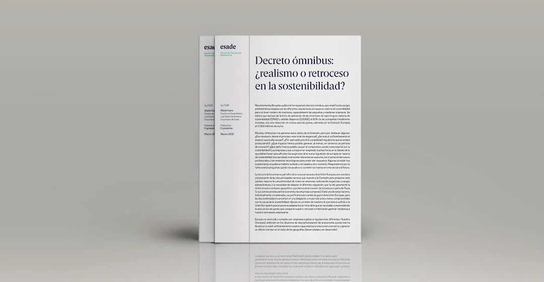 Decreto ómnibus: ¿realismo o retroceso en la sostenibilidad?
