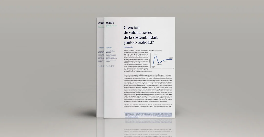 Creación de valor a través de la sostenibilidad, ¿mito o realidad?