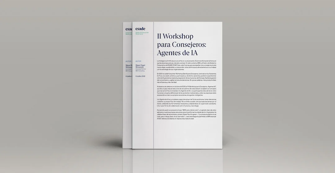 II Workshop para Consejeros: Agentes de IA