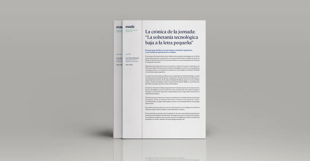 La crónica de la jornada: “La soberanía tecnológica baja a la letra pequeña”