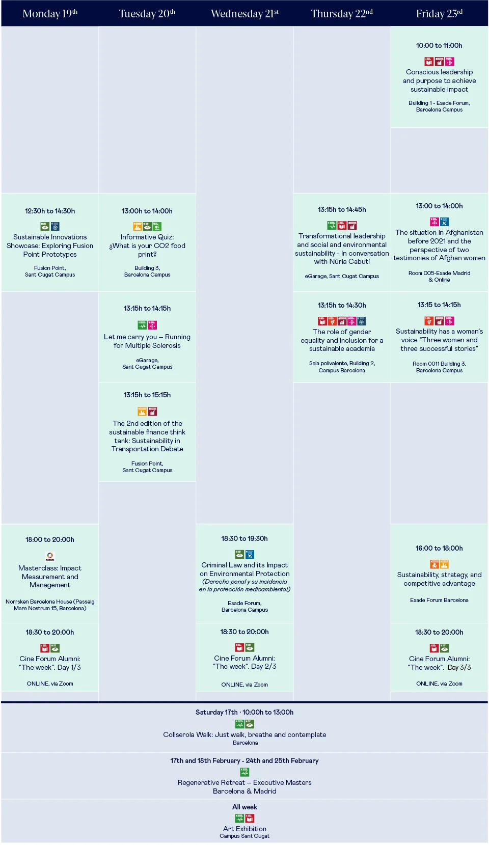 2024 esade sustainability week