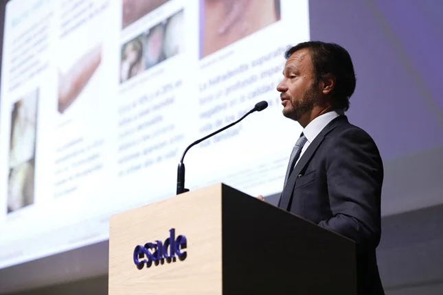 Carlos Gallardo, durante su presentación