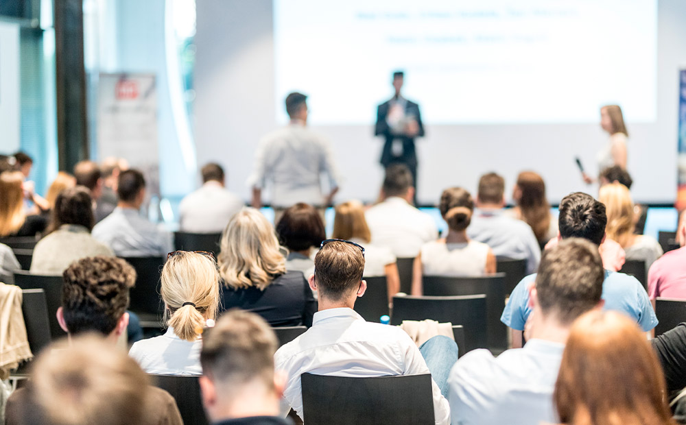 People attending a training seminar